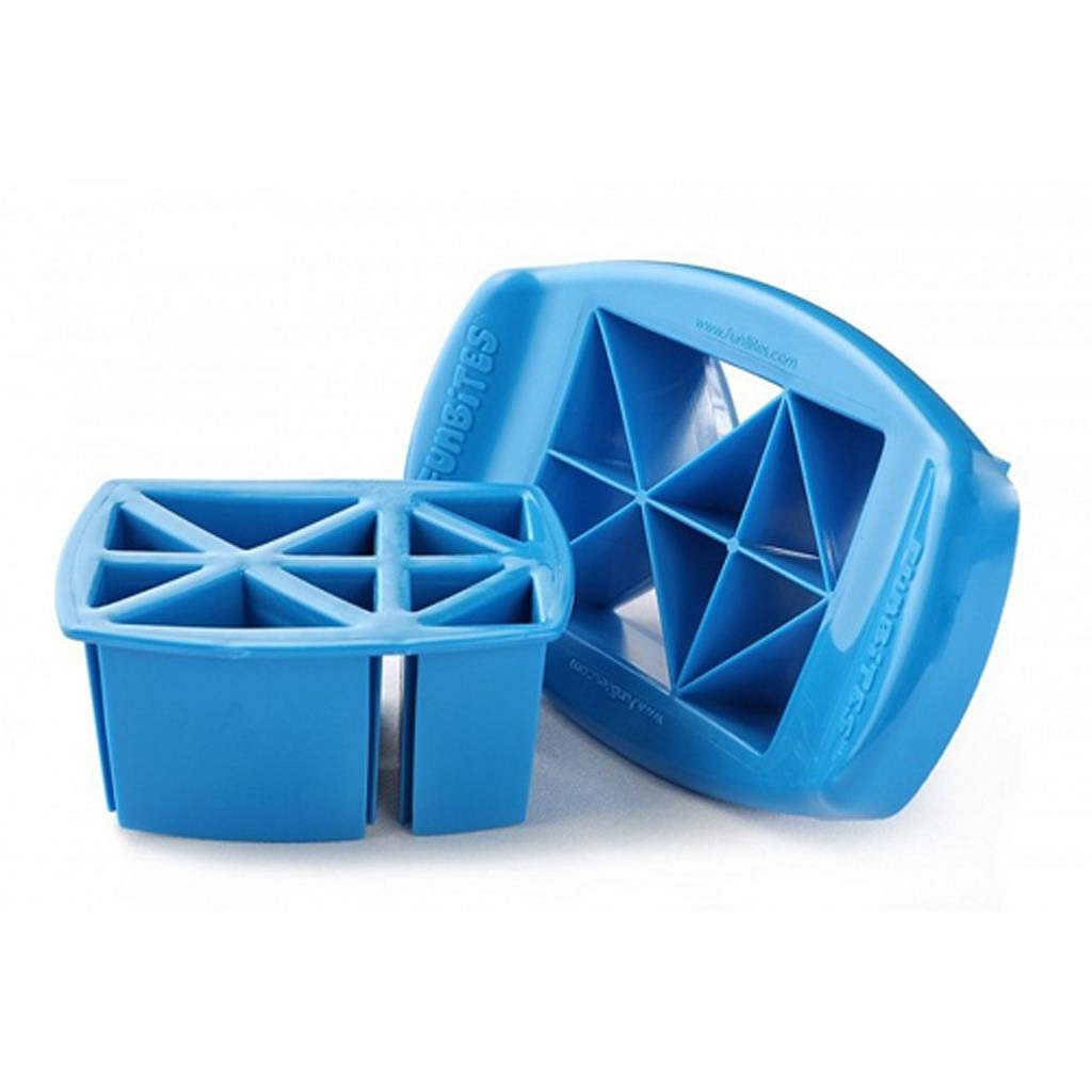 FUNBITES BÁSICOS Cubo de hielo Forma Triángulos Azul