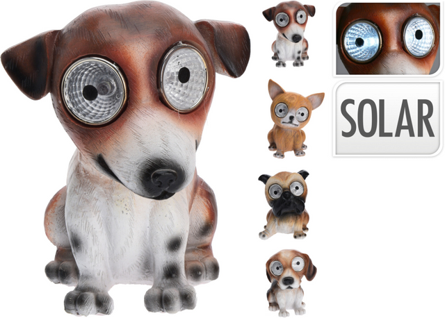 Solarlamp honden assorti