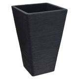 Progarden Progarden Flowerpot Ribbed 55 cm Anthracite -farvet