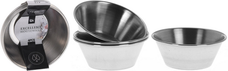 Excellent houseware eh theezakjeshouder 4 delig rvs dia60xh25mm