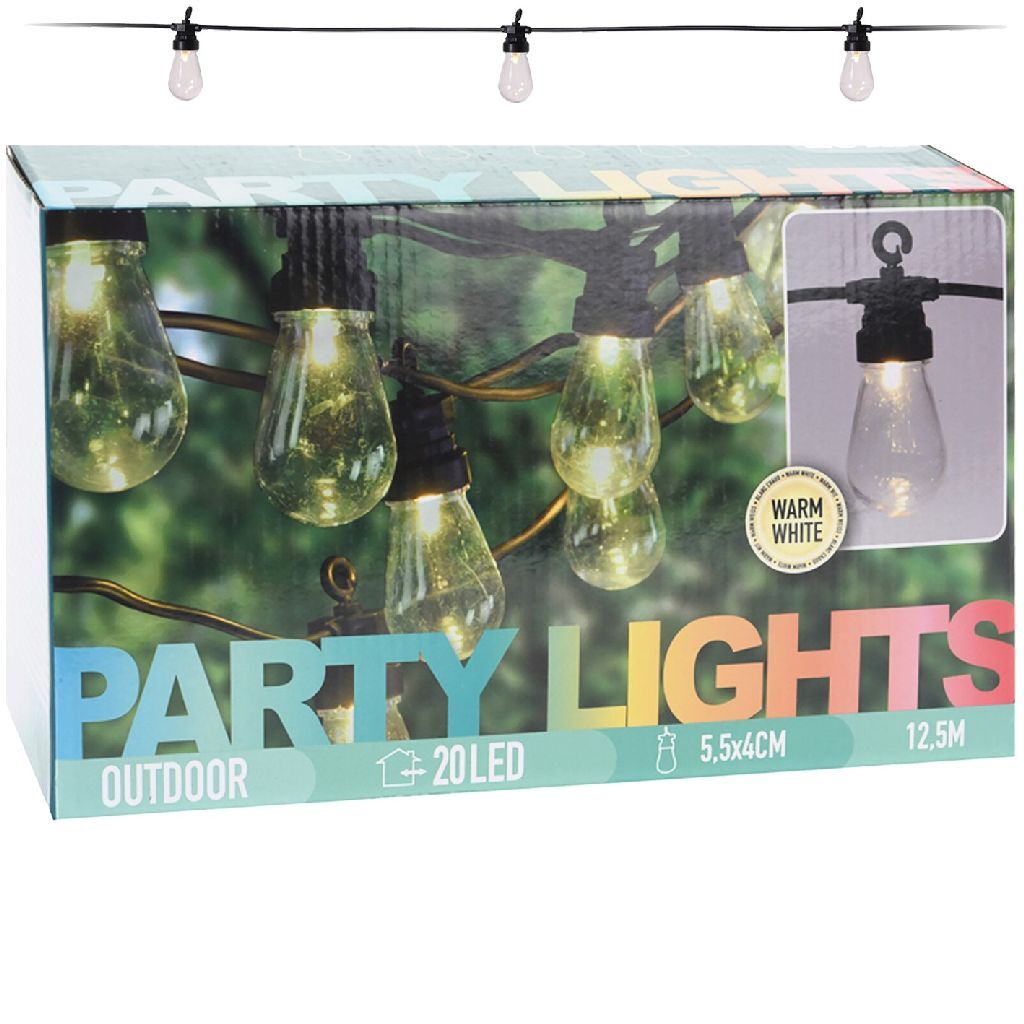 Progarden Progarden Party Lighting Set z 20 svetilkami LED 4,5 V