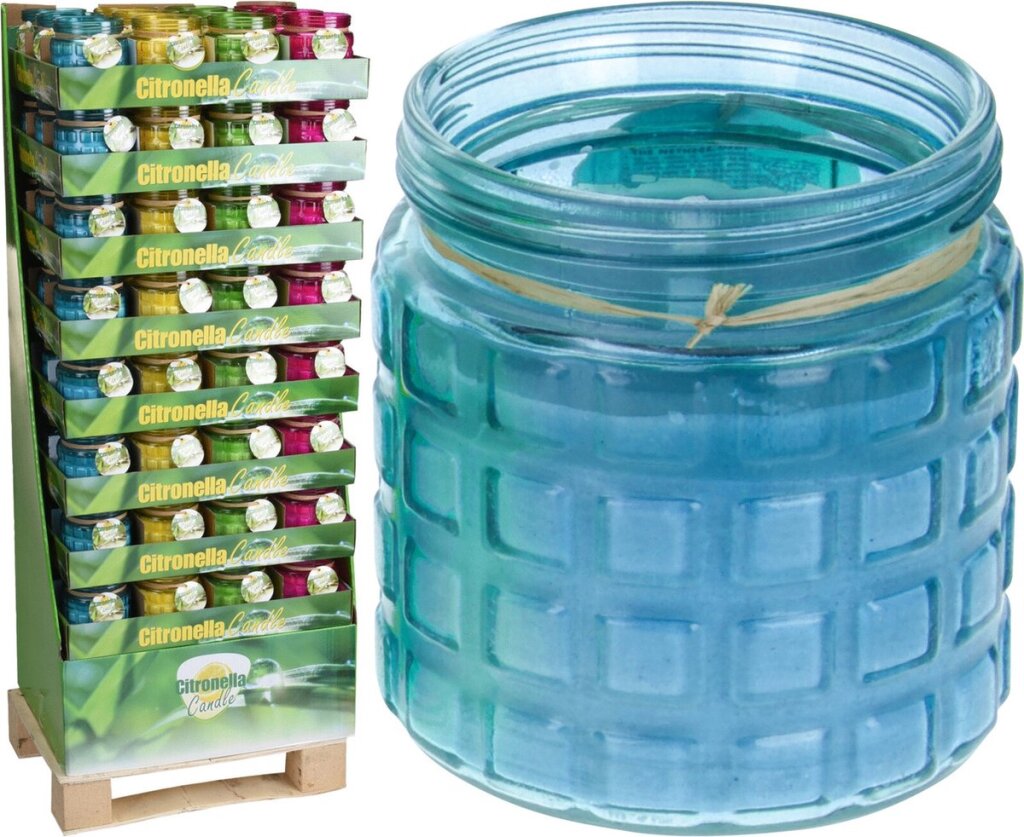 Hjemmestyling Homestyle Citronella Candle in Glass Pot Burners