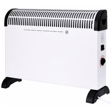 Overige merken convector kachel 2000w wit zwart