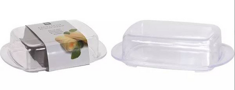 Excellent houseware eh botervloot plastic met deksel