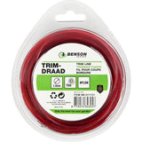 Benson trimdraad 2 mm 15 m rood
