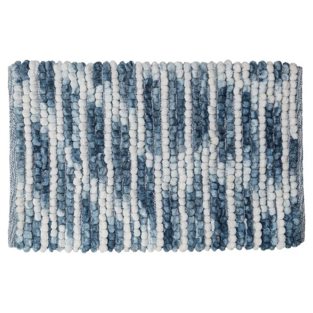 Basic Sealskin Vintage Bathmat 50x80 cm Blue