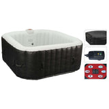 XQ MAX XQ MAX HOT TUBS GOVABLE 145x145x65 CM Svart og hvitt