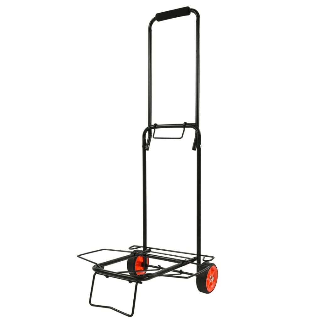 Proplus Piegable Bagugh Trolley da 30 kg in acciaio nero