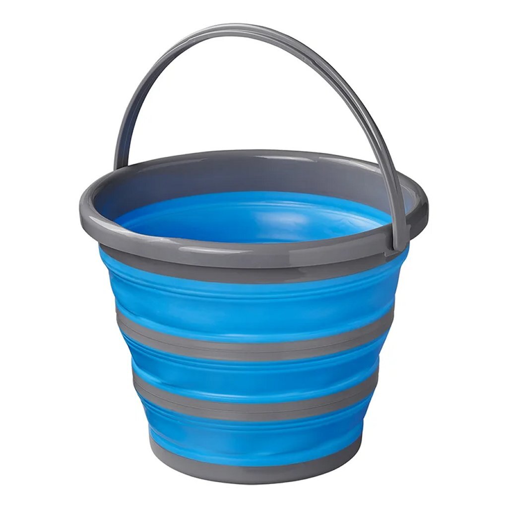 Proplus emmer opvouwbaar 10l blauw grijs