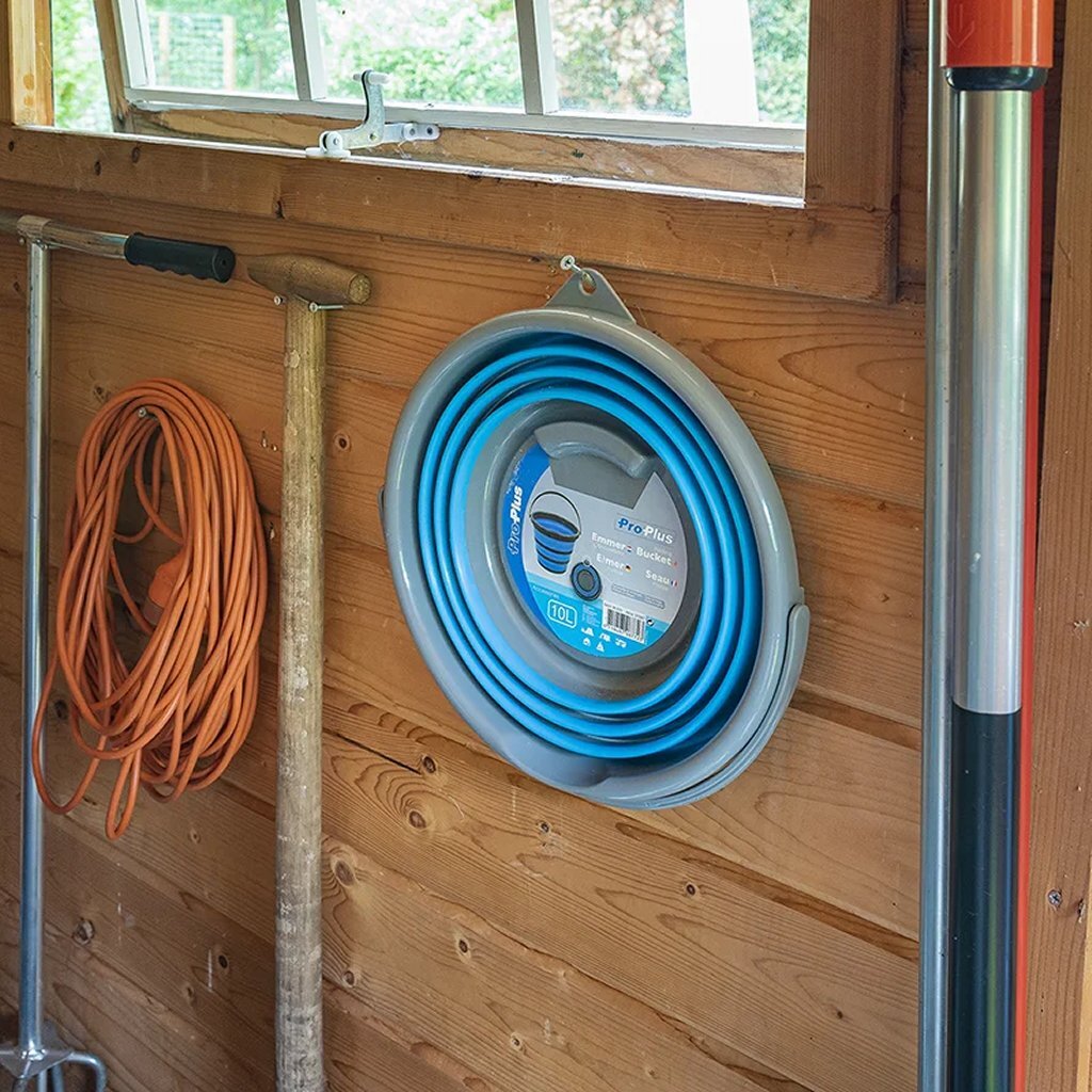 Proplus emmer opvouwbaar 10l blauw grijs