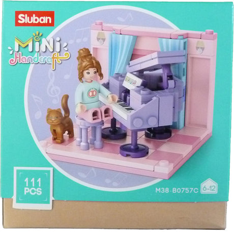 Sluban mini handcraft studeerkamer muziekkamer 111pc