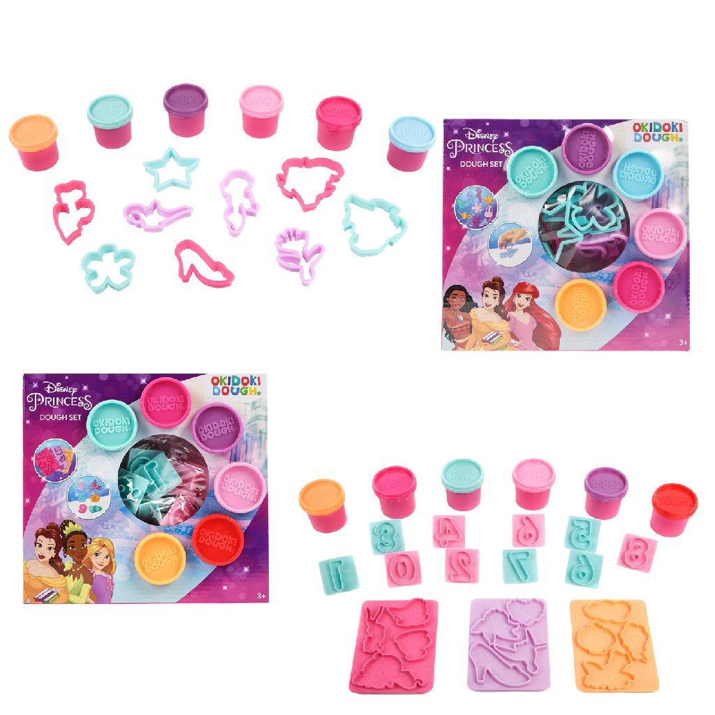 Disney Prinzessin Okidoki Teig forms + Zahlen 2