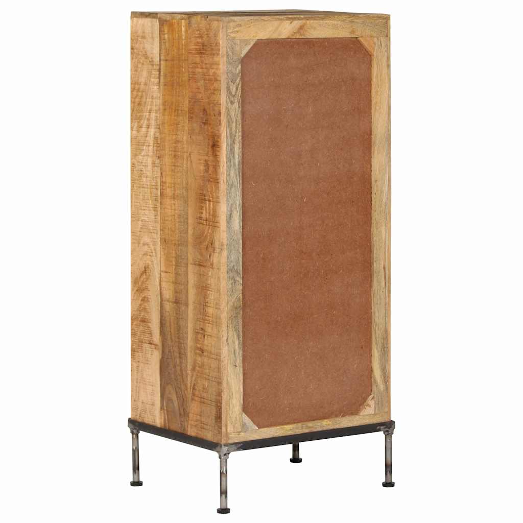 Vidaxl ladekast 45x35x106 cm massief mangohout