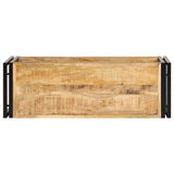 Vidaxl tv-meubel 90x30x40 cm massief mangohout