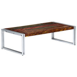 Vidaxl salontafel 120x60x35 cm massief gerecycled hout