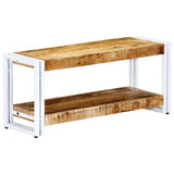 Vidaxl tv-meubel 90x30x40 cm massief mangohout