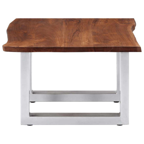 Vidaxl salontafel met natuurlijke randen 60x60x40 cm acaciahout