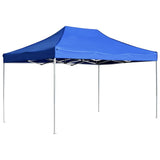 Vidaxl Partytent Profesionalno zložen 4,5x3 m aluminijasta modra