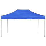 Vidaxl Partytent Profesionalno zložen 4,5x3 m aluminijasta modra