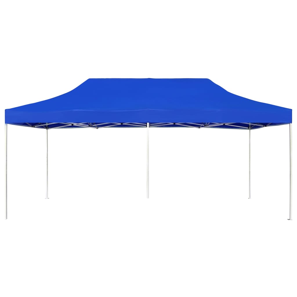 Vidaxl Partytent Profesionalno zložljivo 6x3 m aluminijasta modra