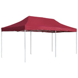 Vidaxl Partytent Profesionalno zložljivo 6x3 m aluminijasto vino Rood