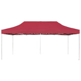 Vidaxl Partytent Profesionalno zložljivo 6x3 m aluminijasto vino Rood