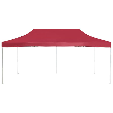 Vidaxl partytent professioneel inklapbaar 6x3 m aluminium wijnrood
