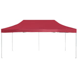 Vidaxl Partytent Profesionalno zložljivo 6x3 m aluminijasto vino Rood