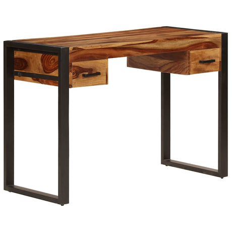 Vidaxl bureau met 2 lades 110x50x77 cm massief acaciahout