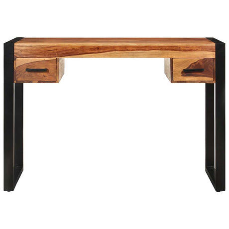 Vidaxl bureau met 2 lades 110x50x77 cm massief acaciahout