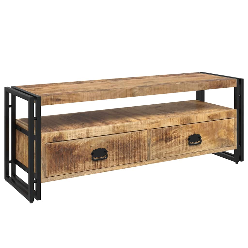 Vidaxl tv-meubel 120x35x45 cm massief mangohout