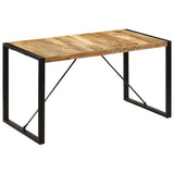 Vidaxl eettafel 140x70x75 cm massief mangohout