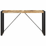 Vidaxl eettafel 140x70x75 cm massief mangohout
