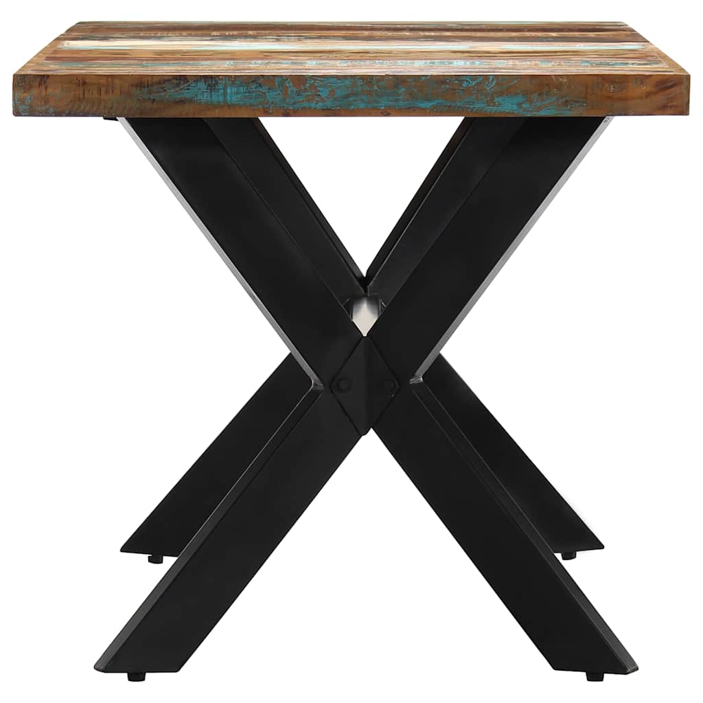 Vidaxl eettafel 140x70x75 cm massief gerecycled hout