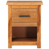 Vidaxl nachtkastje 40x30x50 cm massief hout