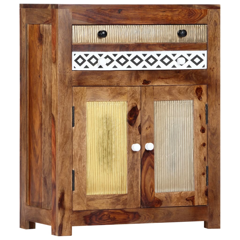 Vidaxl bijzetkast 60x30x75 cm massief acaciahout