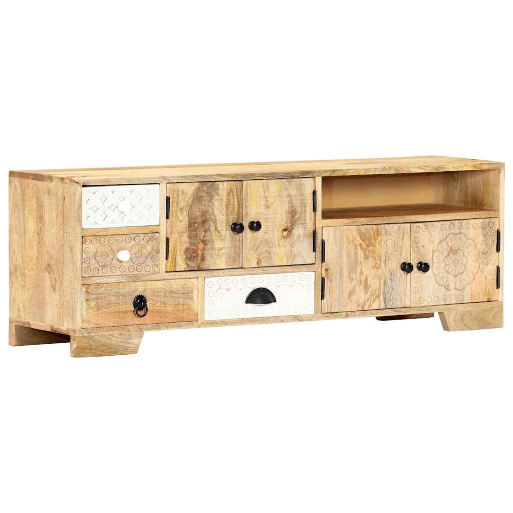 Vidaxl tv-meubel 120x30x40 cm massief mangohout