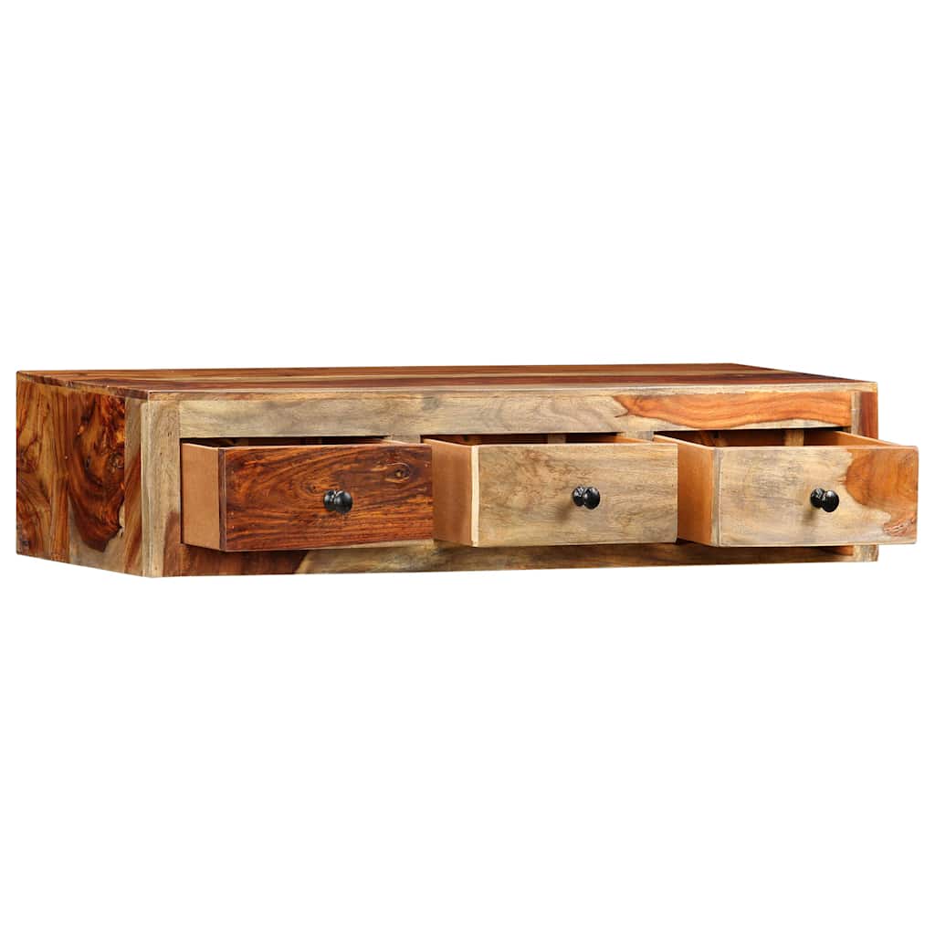 Vidaxl wandtafel 100x25x20 cm massief acaciahout