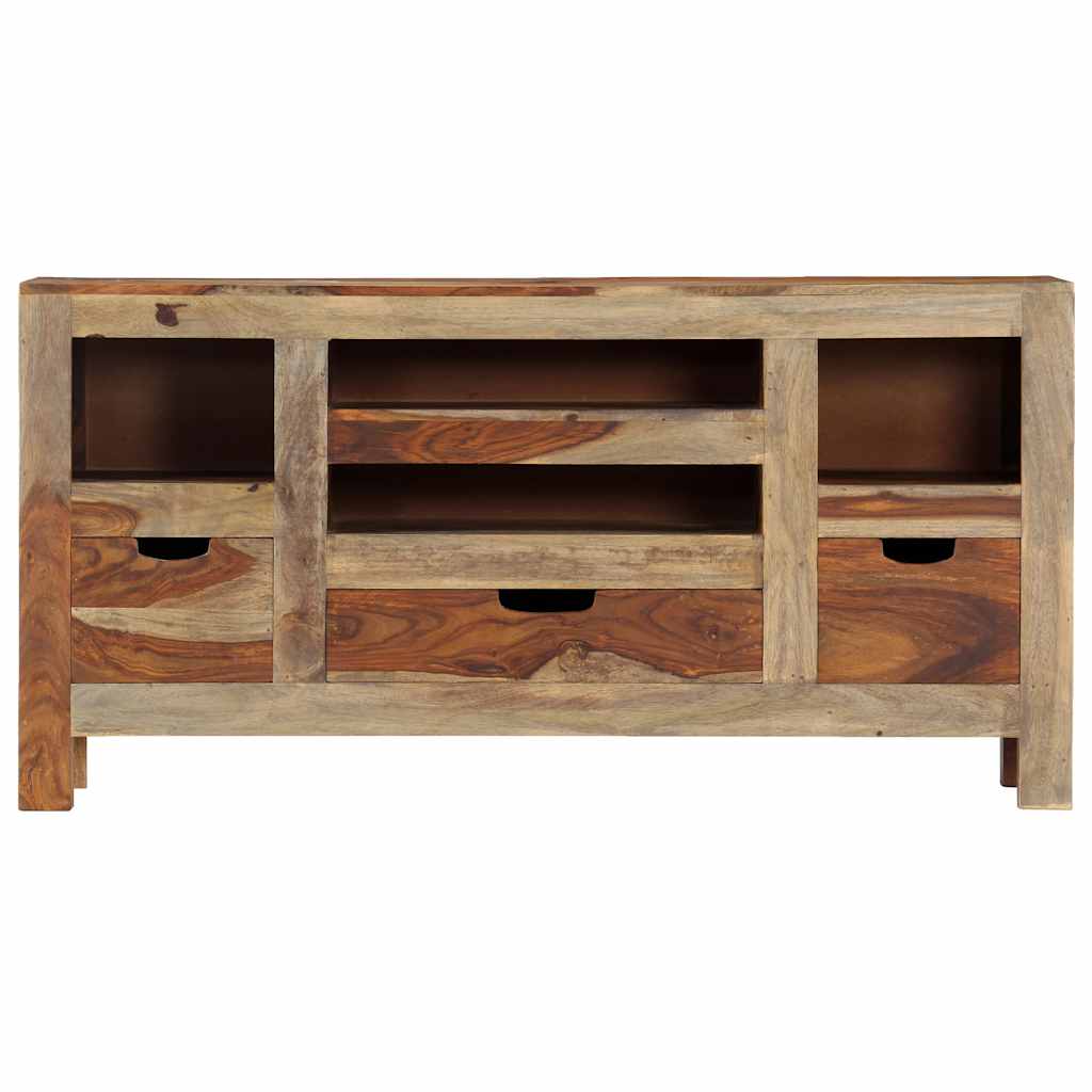 Vidaxl dressoir 100x30x50 cm massief acaciahout grijs