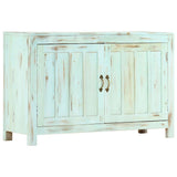 Vidaxl dressoir 110x35x70 cm massief mangohout lichtblauw