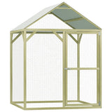 Vidaxl Chicken Coop 1.5x1.5x2 m de acero