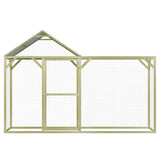 Vidaxl Chicken Coop 3x1.5x2 m Stahl