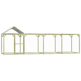 Vidaxl Chicken Coop 6x1.5x2 M stål