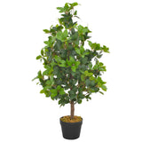 Vidaxl kunstplant met pot laurierboom 90 cm groen