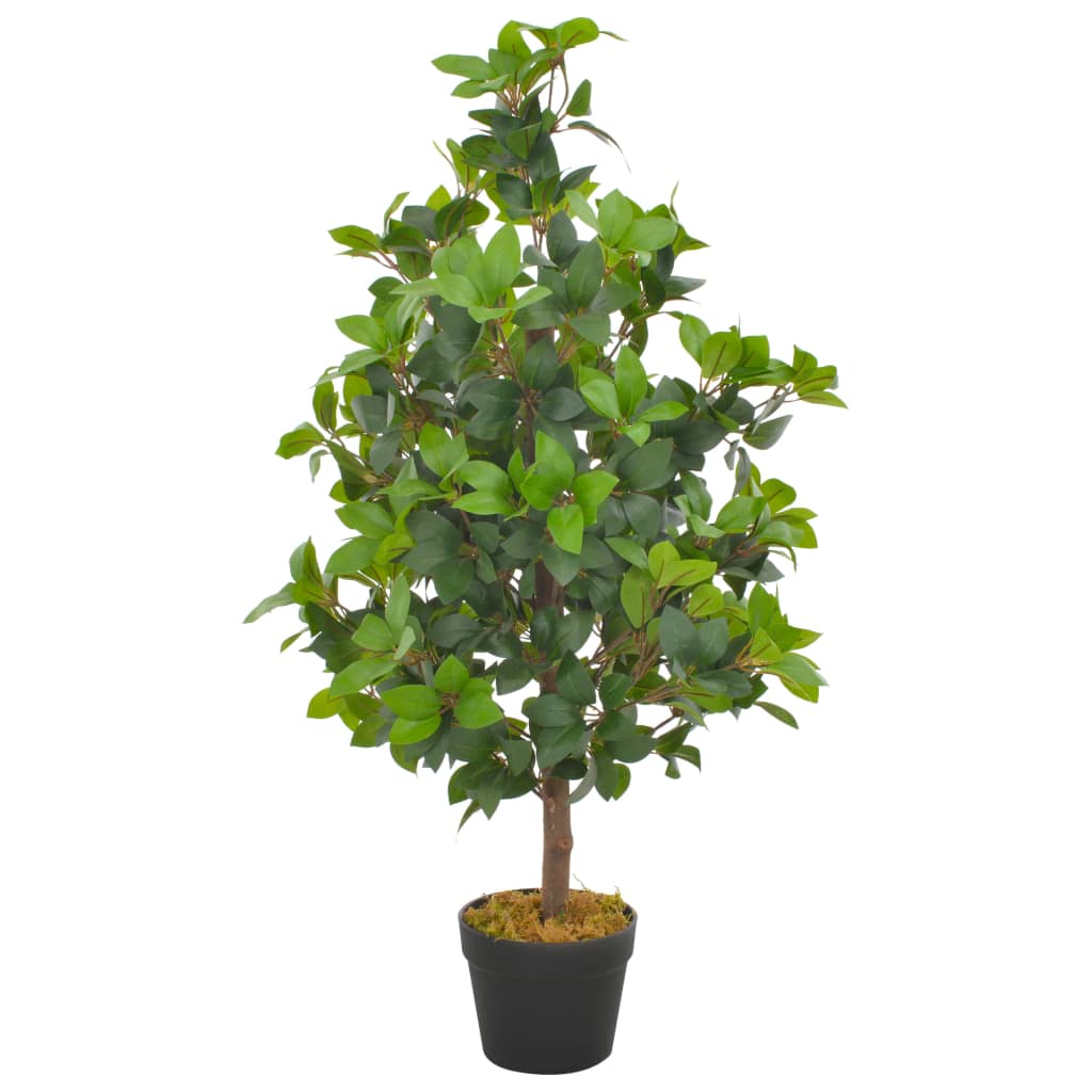 Vidaxl kunstig plante med gryde Laurel Tree 90 cm grøn