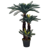 Vidaxl kunstplant met pot cycaspalm 125 cm groen