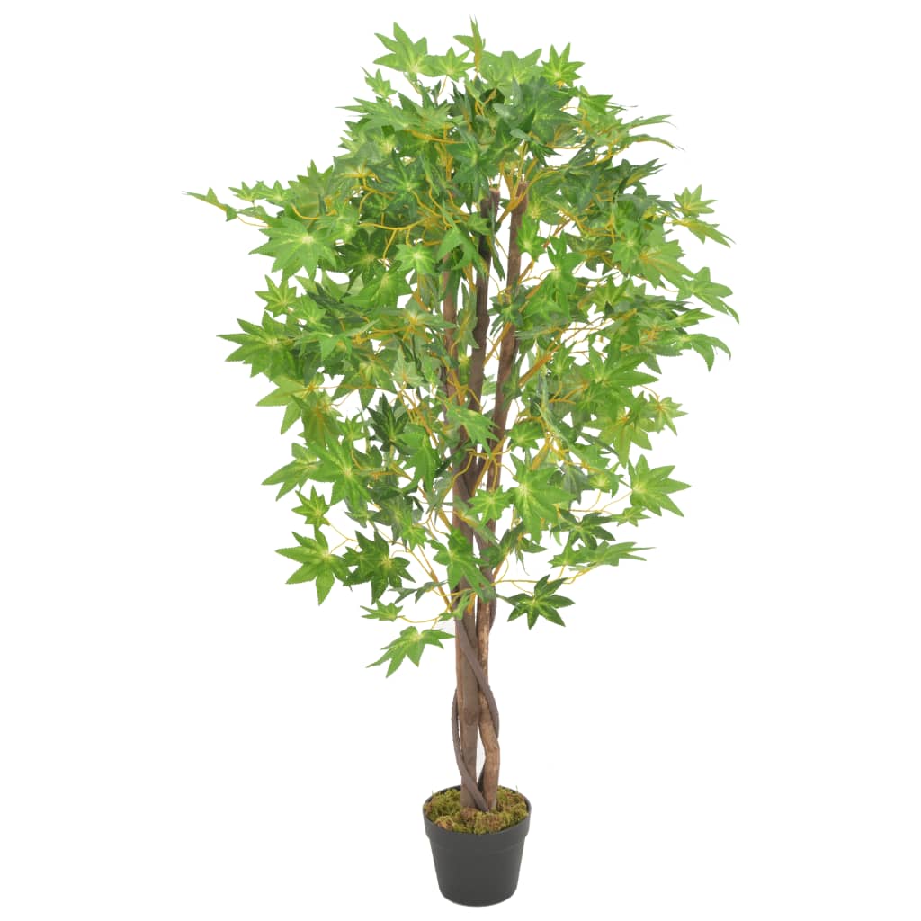 Vidaxl Artificial Plant med potten esdoorn 120 cm grön