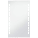 Vidaxl badkamerspiegel led 60x100 cm