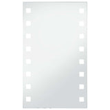 Vidaxl badkamerspiegel led 60x100 cm