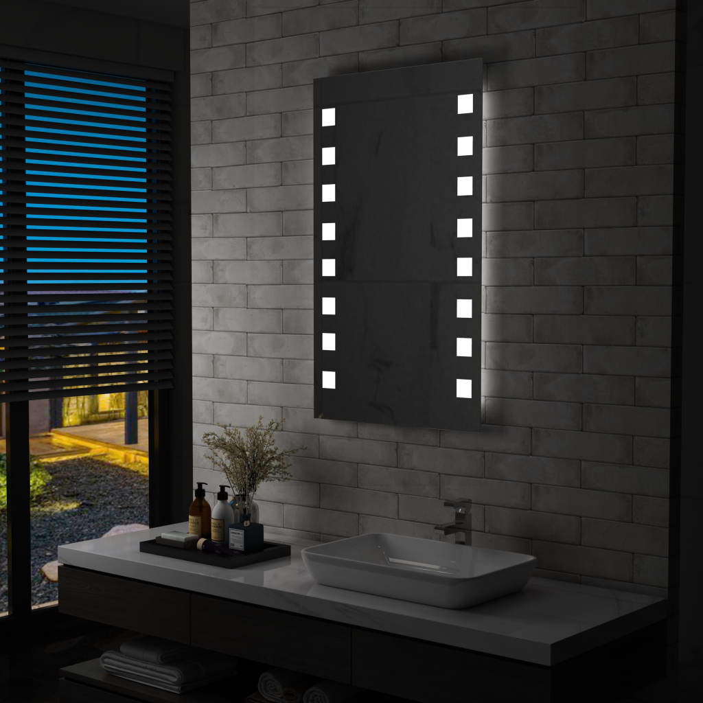 Vidaxl Bathroom Mirror LED 60x100 cm